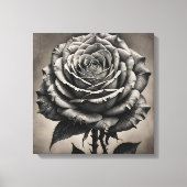 Rosa Blume Leinwanddruck (Vorderseite)