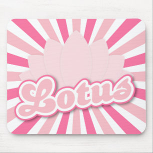 Rosa Blume Lotus Mousepad