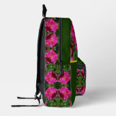 Rosa Blume Malerei Personalisiert Bedruckter Rucksack (Links)