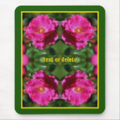 Rosa Blume Malerei Personalisiert Mousepad (Vorne)