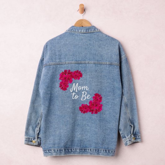 Rosa Blume Mama Jeansjacke (Hangar)