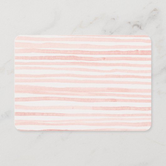 Rosa Blume Markt Frische Blumendetails Beilage Begleitkarte (Rückseite)