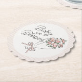 Rosa Blume Markt Frische Blumendusche Untersetzer (angewinkelt)