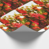 Rosa Blume Matte Wrapping Paper Geschenkpapier (Ecke)
