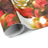 Rosa Blume Matte Wrapping Paper Geschenkpapier (Rolleneckpunkt)