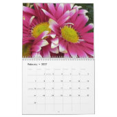 Rosa Blume Mauerkalender Kalender (Feb 2027)