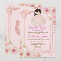 Rosa Blume mexikanische Fiesta Paare Dusche
