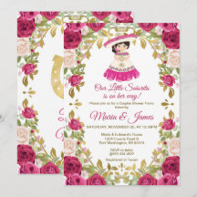 Rosa Blume Mexiko Fiesta Paare Dusche