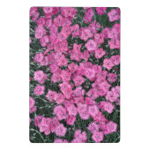 Rosa Blume Mini Klemmbrett (Rückseite)