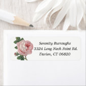 Rosa-Blume mit Blumenmuster - Hochzeit, Verlobung (Insitu)