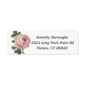 Rosa-Blume mit Blumenmuster - Hochzeit, Verlobung (Vorne)