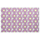 Rosa Blume mit gelber Mitte Stoff (Fat Quarter (45,7 x 55,9 cm))