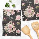 Rosa Blume mit rosa Wasserfarbe Muster Geschirrtuch<br><div class="desc">Die Blume der Floral Pattern Küchentücher,  eine elegante Touch in der Natur,  stellen Ihnen das Watercolor Pink Rose vor. Mit seiner hübschen Blume und seinen Blätter bringt dies mühelos ein natürliches Flair. Geeignet für Blume- und Rosatliebhaber.</div>