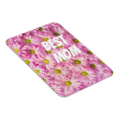 Rosa Blume mit Text Magnet (Rechte Seite)