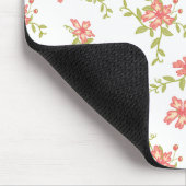 Rosa Blume Mousepad (Ecke)