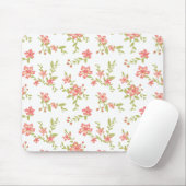 Rosa Blume Mousepad (Mit Mouse)