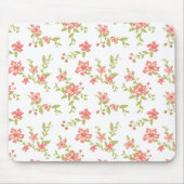 Rosa Blume Mousepad (Vorne)