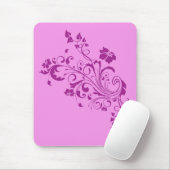 Rosa Blume Mousepad (Mit Mouse)