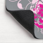 Rosa Blume Mousepad (Ecke)