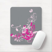 Rosa Blume Mousepad (Mit Mouse)