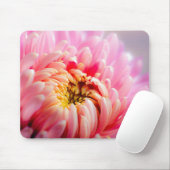 Rosa Blume Mousepad (Mit Mouse)