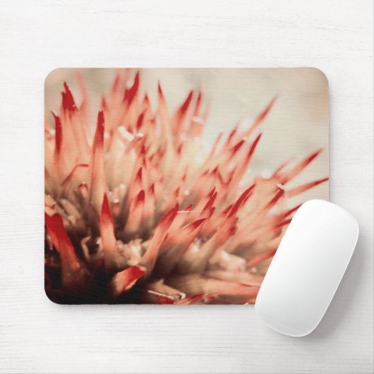 Rosa Blume Mousepad (Mit Mouse)