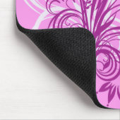 Rosa Blume Mousepad (Ecke)