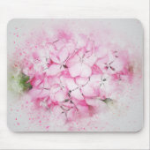 Rosa Blume Mousepad (Vorne)