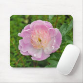 Rosa Blume Mousepad (Mit Mouse)
