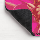 Rosa Blume Mousepad (Ecke)