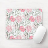 Rosa Blume Mousepad (Mit Mouse)