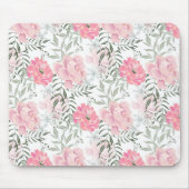 Rosa Blume Mousepad (Vorne)