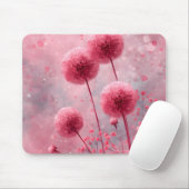 Rosa Blume Mousepad (Mit Mouse)