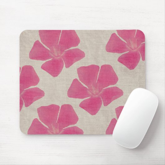 Rosa Blume Mousepad (Mit Mouse)