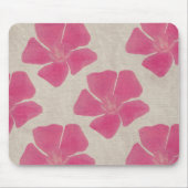Rosa Blume Mousepad (Vorne)