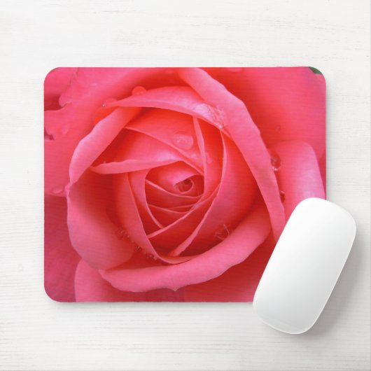 Rosa Blume Mousepad Rote Rose Dekoration Geschenke (Mit Mouse)