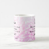 Rosa Blume muslimisch Mama Kaffeetasse (Mittel)