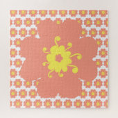 rosa Blume Muster frustrierend Puzzle (Horizontal)