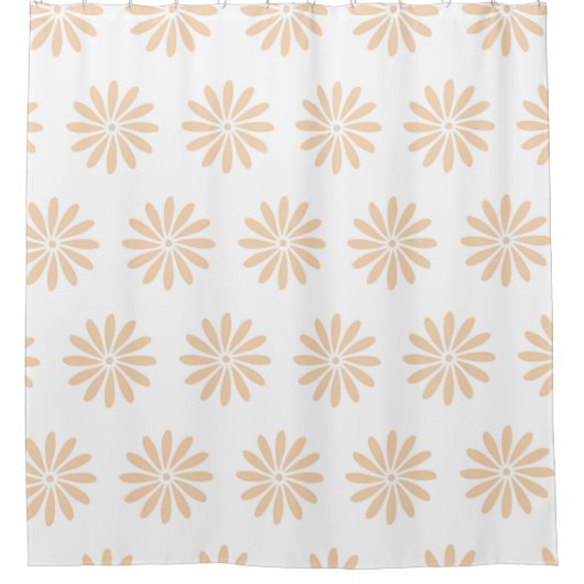 Rosa Blume Muster. Kunst, Kunstwerke, Hintergrund, Duschvorhang (Vorderseite)