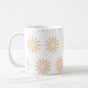 Rosa Blume Muster. Kunst, Kunstwerke, Hintergrund, Kaffeetasse