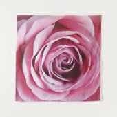 Rosa Blume, nah, Rose Wandteppich (Vorderseite (Horizontal))