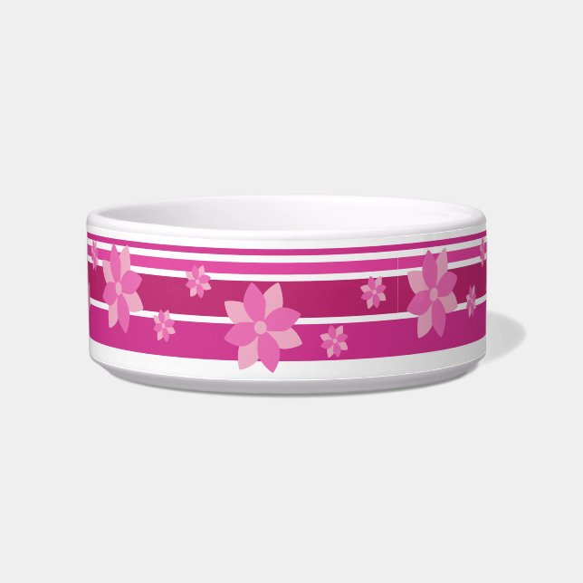 Rosa Blume Napf (Links)
