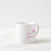 Rosa Blume Neue Oma Geschenke Espressotasse (Vorderseite Rechts)