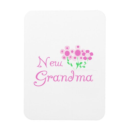 Rosa Blume Neue Oma Geschenke Magnet (Vertikal)