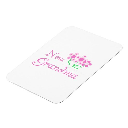 Rosa Blume Neue Oma Geschenke Magnet (Linke Seite)