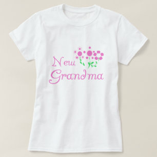 Rosa Blume Neue Oma Tshirts und Geschenke