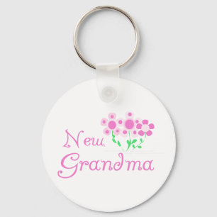 Rosa Blume Neue Oma Tshirts und Geschenke Schlüsselanhänger