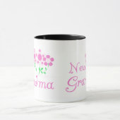 Rosa Blume Neue Oma Tshirts und Geschenke Tasse (Zentrum)
