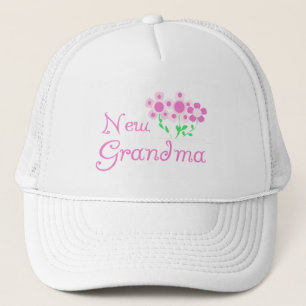 Rosa Blume Neue Oma Tshirts und Geschenke Truckerkappe