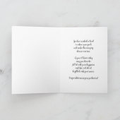 Rosa Blume Nichte Glückwünsche Abschluss Karte (Innenseite)